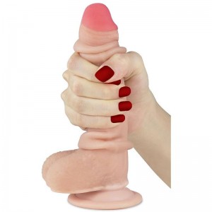 Dildo con Piel Retractil 7 Natural
