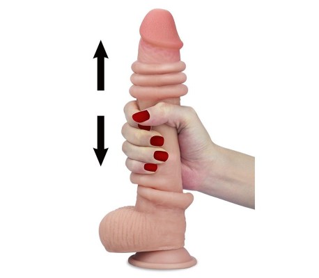 Dildo con Piel Retractil 9 Natural