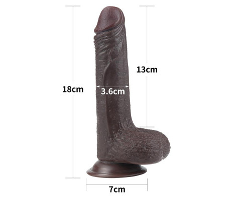 Dildo Sliding 7 Negro
