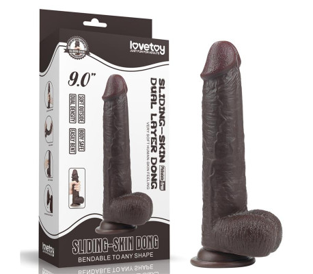 Dildo Sliding 9 Negro