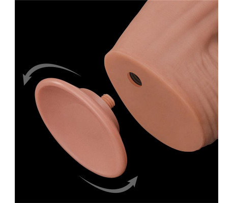 Dildo Dual Layer Piel Retractil 12