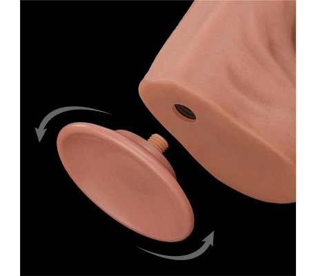 Dildo Dual Layer Piel Retractil 14