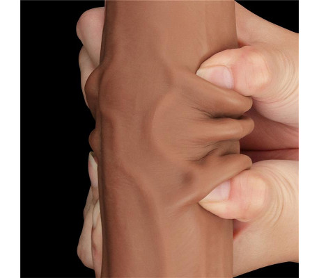 Dildo Dual Density Piel Desizante 11.5