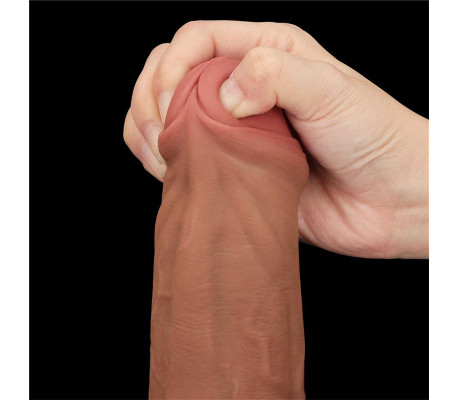 Dildo Dual Density Piel Desizante 11.5