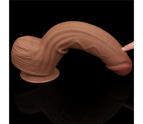 Dildo Dual Density Piel Deslizante 12