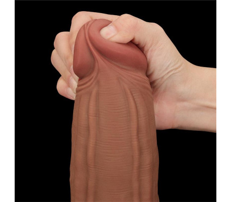 Dildo Dual Density Piel Deslizante 12