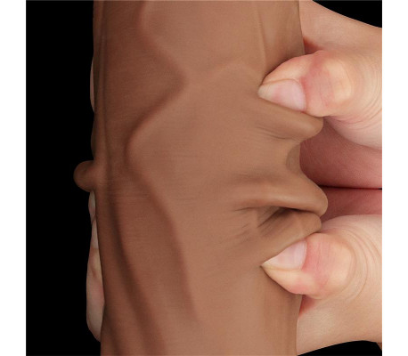Dildo Dual Density Piel Deslizante 12