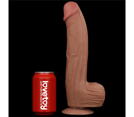 Dildo Dual Density Piel Deslizante 12