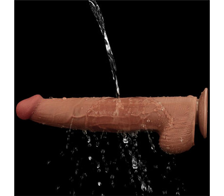 Dildo Dual Density Piel Deslizante 13.5
