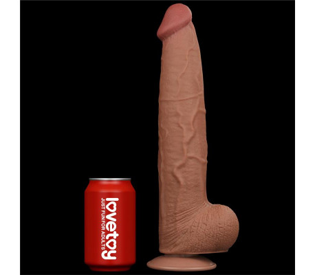 Dildo Dual Density Piel Deslizante 13.5