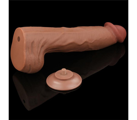 Dildo Dual Density Piel Deslizante 14