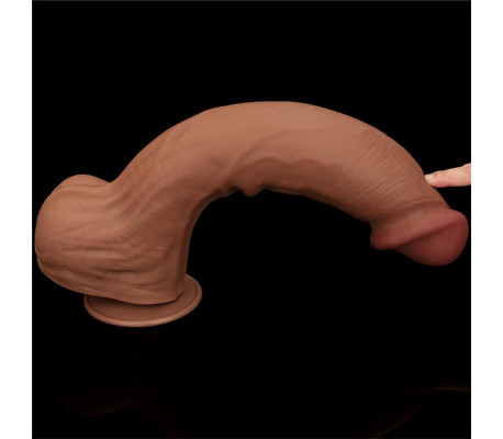 Dildo Dual Density Piel Deslizante 14