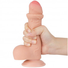 Dildo Dual Layer Piel Deslizante 7
