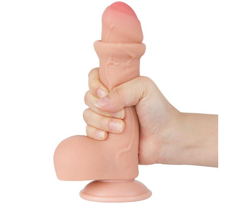 Dildo Dual Layer Piel Deslizante 7