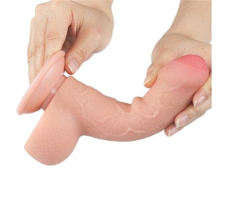 Dildo Dual Layer Piel Deslizante 7