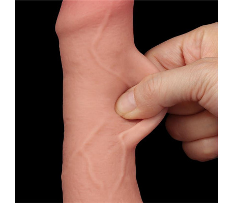 Dildo Dual Layer Piel Deslizante 7