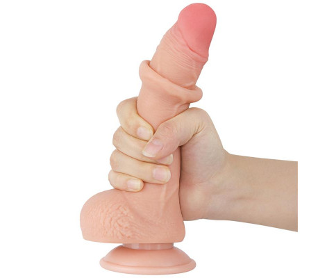 Dildo Dual Layer Piel Deslizante 7.5