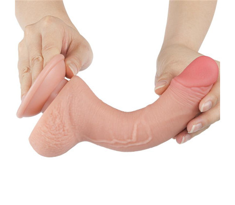 Dildo Dual Layer Piel Deslizante 7.5