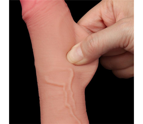 Dildo Dual Layer Piel Deslizante 7.5