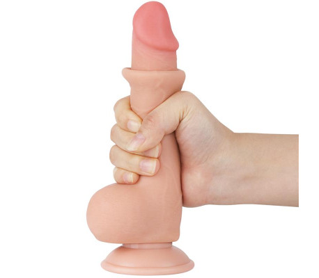 Dildo Dual Layer Piel Deslizante 7.5