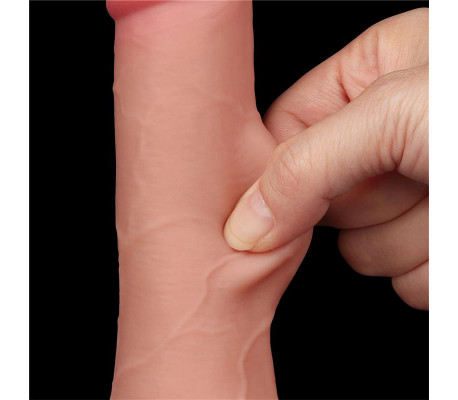 Dildo Dual Layer Piel Deslizante 7.5