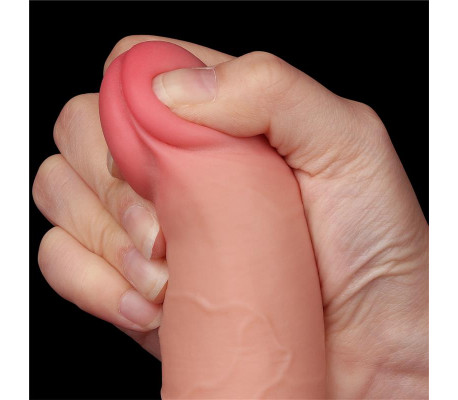 Dildo Dual Layer Piel Deslizante 7.5