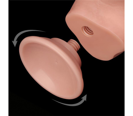 Dildo Dual Layer Piel Deslizante 7.5