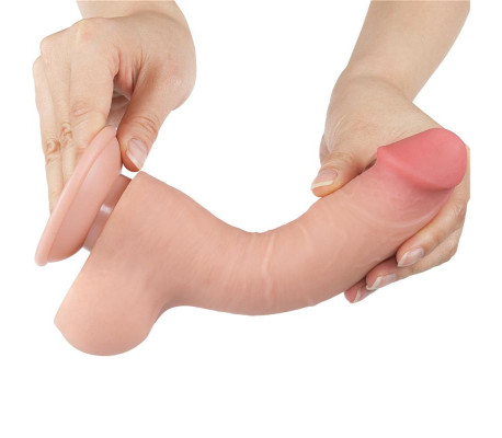 Dildo Dual Layer Piel Deslizante 8