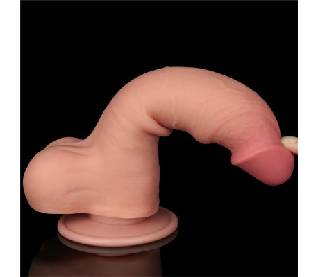 Dildo Dual Layer Piel Deslizante 8