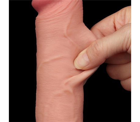 Dildo Dual Layer Piel Deslizante 8