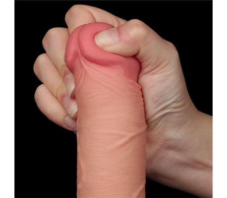 Dildo Dual Layer Piel Deslizante 8