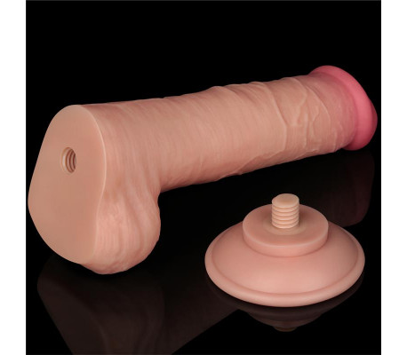Dildo Dual Layer Piel Deslizante 8