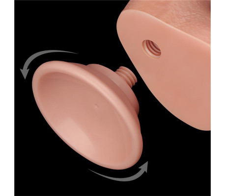 Dildo Dual Density Piel Deslizante 8.5