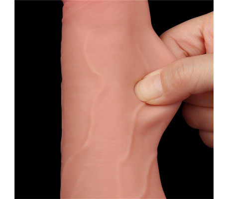 Dildo Dual Layer Piel Deslizante 8.5