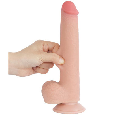 Dildo Dual Density Piel Deslizante 9