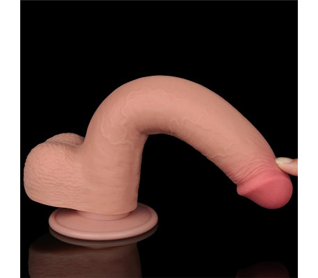 Dildo Dual Density Piel Deslizante 9