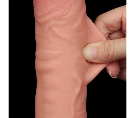 Dildo Dual Density Piel Deslizante 9.5
