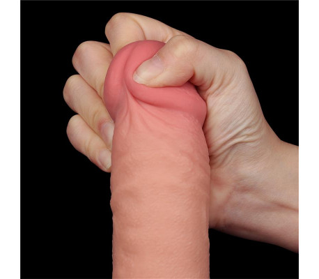 Dildo Dual Density Piel Deslizante 9.5