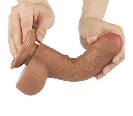 Dildo Sliding Sking 7 Marrón