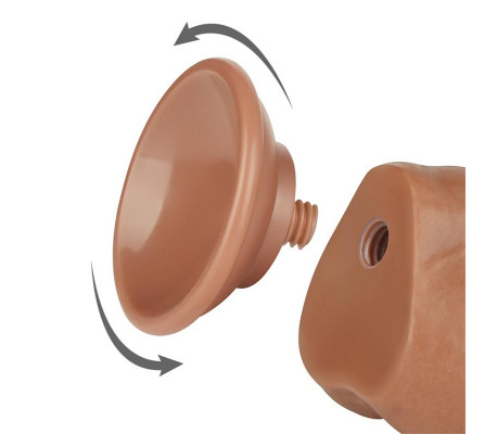 Dildo Sliding Skin 7.5 Marron