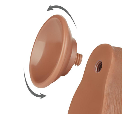 Dildo Sliding Skin 7.5 Marrón