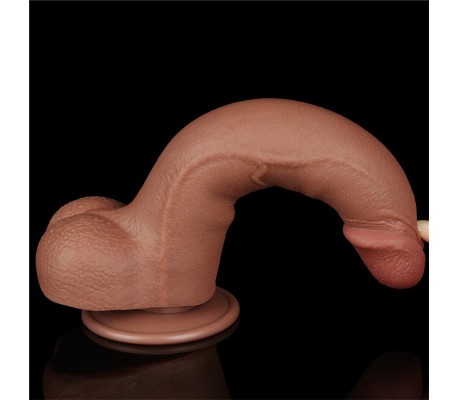 Dildo Sliding Skin 8.5 Marrón