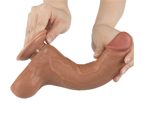 Dildo Sliding Skin 8.5 Marrón