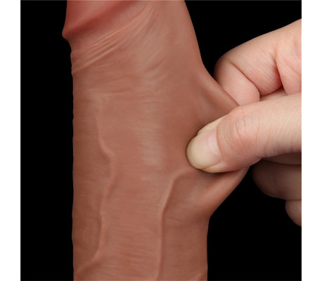 Dildo Sliding Skin 8.5 Marrón