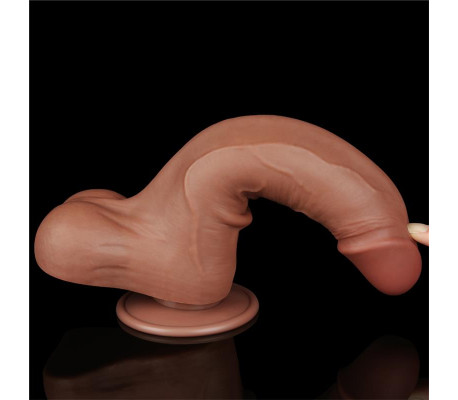 Dildo Sliding Skin 8.5 Marrón