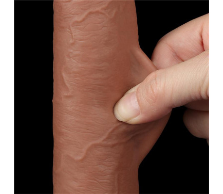 Dildo Sliding Skin 9 Marrón