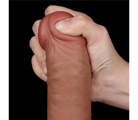 Dildo Sliding Skin 9.5 Marrón