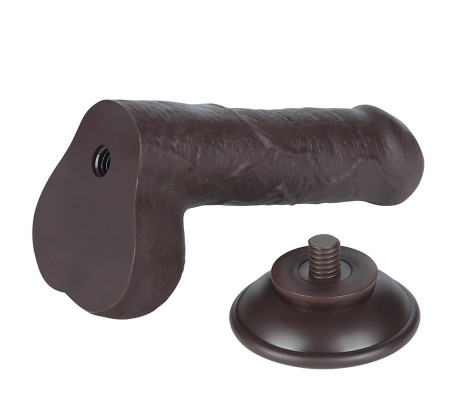 Dildo Dual Layer Piel Retractil 7