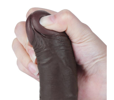 Dildo Dual Layer Piel Deslizante 7.5