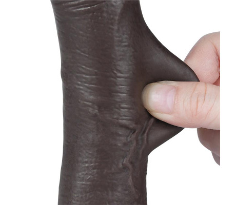 Dildo Dual Layer Piel Deslizante 7.5